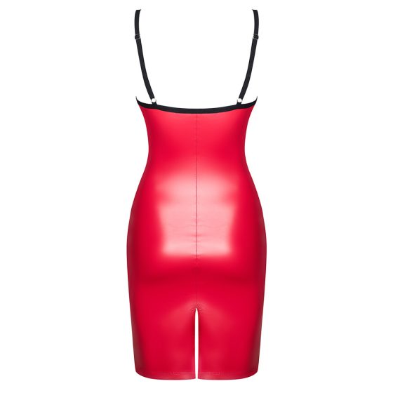 Obsessive Redella fűzős ruha és alsó (piros) S-M méret