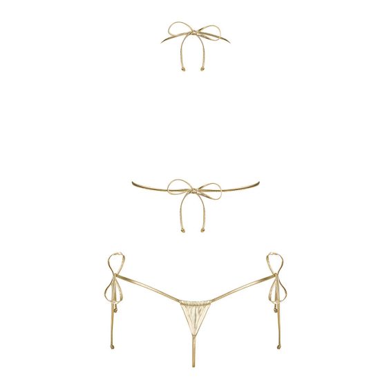 Obsessive Swimwear Bella Vista Golden Eye bikini (arany)