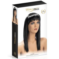 World Wigs Allison hosszú, sötétbarna paróka